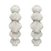 Costello Coastal Shell Drawer Pull (Vertical, 2-Pack) | Artist Pewter Hardware Collection view 1