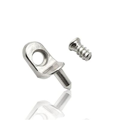 36-Piece L-Shaped Shelf Support Set with 5 mm Pegs and Screws