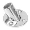 316 Stainless Steel 60° Round Tube Handrail Base, 25 mm view 1
