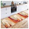 Siunwdiy Brown Modern Runner Rug, 4.8 m, Non-Slip, Washable, 120 x 220 cm view 1