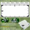 4.5 x 7 m Transparent 0.35 mm PVC Tarp with Eyelets, Waterproof Rain Cover, Customizable view 4
