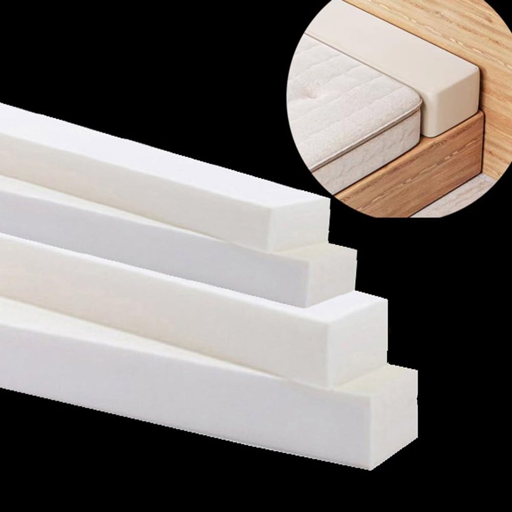 MOTTK Queen-Size Mattress Gap Filler, Firm Foam, Mattress Connector, Chair Cushion (160 x 8 x 10 cm)