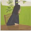 LVTFCO Alex Katz Seated Woman Canvas Wall Art Print, 50 x 50 cm, Unframed view 1