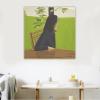LVTFCO Alex Katz Seated Woman Canvas Wall Art Print, 50 x 50 cm, Unframed view 2