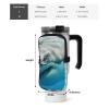 Jadery Fish Underwater Water Bottle Carrier Bag, Black, S view 4