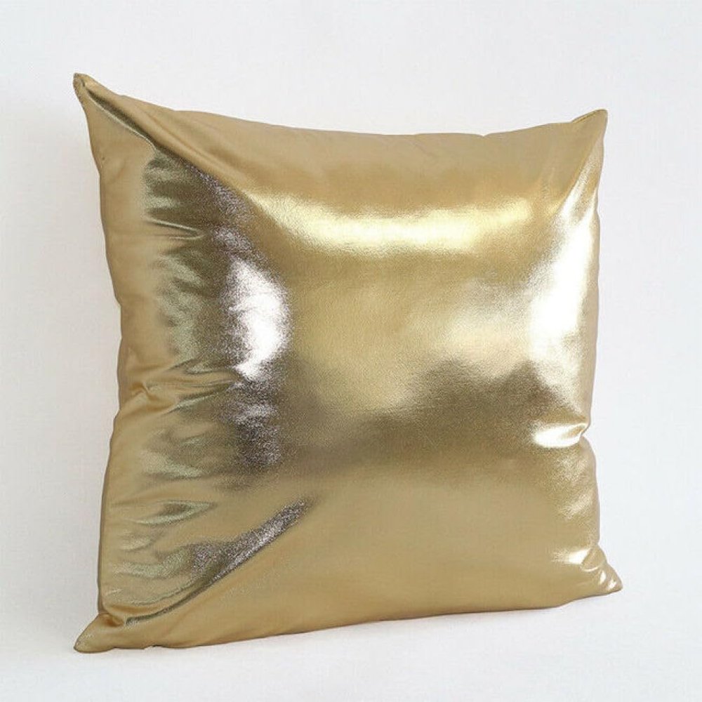 BIVVI Decorative Pillow Cover, 45 x 45 cm, Metallic Sheen, 9 Colors