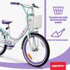 Huffy Girly Girl 20-Inch Kids' Bike, Ages 6–9 – White/Purple view 2