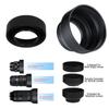40.5 mm Camera Lens Accessory Kit with Foldable Hood, MC UV Filter and Cleaning Kit for Nikon 1 view 2
