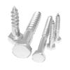 Hex-Head Wood Screws 12 x 200 mm, 4 pcs, A2/V2A Stainless Steel, DIN 571 view 4