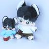 niannyyhouse Loose-Fit Solid-Color Hoodie, Jeans, Glasses and High-Top Leather Shoes for Plush Dolls, 10 cm (A3) view 4
