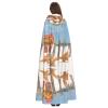 FAIRAH Flip-Flop-Printed Halloween Hooded Cape, Adult Costume view 4