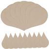 EXCEART 200-Piece Water Drop Wooden Shapes, Unfinished Wood Pieces for DIY Crafts and Decoration view 1