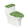 NETILGEN Toilet Lid and Tank Cover Set, 2-Piece Polyester, Elastic Edge view 1