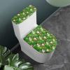 NETILGEN Toilet Lid and Tank Cover Set, 2-Piece Polyester, Elastic Edge view 2