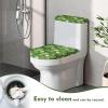 NETILGEN Toilet Lid and Tank Cover Set, 2-Piece Polyester, Elastic Edge view 4