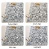 KILOCOCO Moroccan Vintage Floral Runner Rug, Washable, Non-Slip view 2