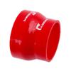 VLOCEMNYE Straight Silicone Coupling Hose, 2 1/2 in. (63 mm) ID, 90 mm, 76 mm Length, 4-Ply (5.4 mm), Reinforced Turbo/Intercooler/Intake Hose, Red view 4