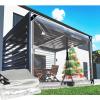 2.7 x 9 m Transparent PVC Tarp, 0.35 mm, Waterproof, with Zipper view 1