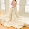 Tospass Cozy Blanket 200 x 230 cm, Beige, Faux Fur and Flannel, Thick and Plush view 4
