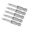 Kozelo 5-Piece Slotted Screwdriver Bits, 2 in x 1/4 in Hex Shank, SL4 view 1
