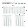 Suhoaziia Lemon-Print Kitchen Curtain Set with Valance and Tiers view 4