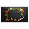 SMTDeco Stove Cover 52×30 cm, Black Herbs & Spices view 1