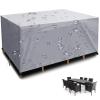 Waterproof Outdoor Furniture Cover 260 x 140 x 85 cm, Black view 1