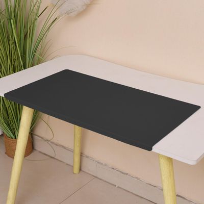 Non-Slip Waterproof Leather Desk Mat, 120 x 60 cm, Black