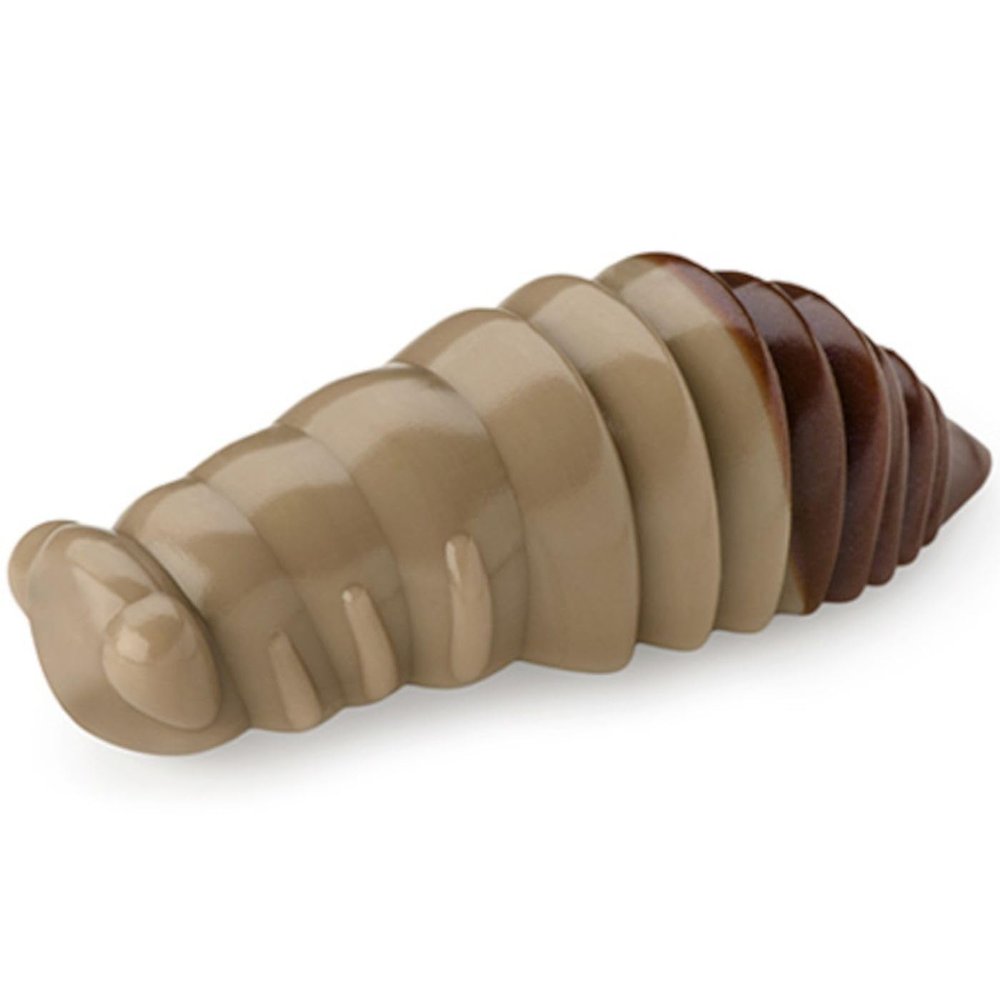 Fishup Maya 1.6" Cheese 4.1 cm – 7 Soft-Plastic Maggots, Coffee Milk/Earthworm