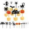 10 x Dessert Forks, Multi-Purpose, Reusable, Cartoon Design view 2