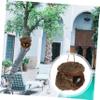 NAMOARLY 1-Piece Artificial Bird Nest with Eggs, Decorative Garden Ornament for Spring and Easter view 3
