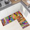 AMZYU Outdoor Runner Rug 50 x 180 cm, Modern Design, Soft and Washable view 2