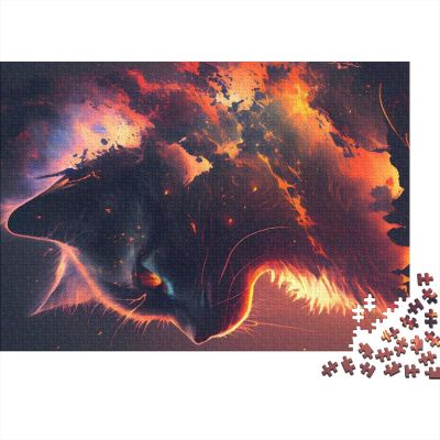 Cat Puzzle for Adults, 1,000 Pieces, Classic Wooden Puzzle, Wall Art, Unique Toy, Gift (29.52 x 19.68 in)