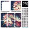 Puzzle for Adults, 1,000 Pieces, Wooden Unicorn Puzzle, Cute Artwork, Unique Birthday Gift (75 x 50 cm) view 4