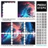 1000-Piece Puzzle for Adults, Mountain of the Cosmos Puzzle, Rectangular Creative Wooden Puzzle (75 x 50 cm) view 4