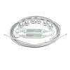ALFA LOGISTIK 8 mm Steel Wire Rope, 25 m Set with 6 Clamps and 2 Turnbuckles view 1