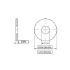 DAGROD SeroNi 10-Piece M6 M8 M10 M12 M14 M15 M16 M18 M19 M20 2 mm Thick Solid Copper Washers, Gaskets (M14 x 20 x 2 mm) view 2