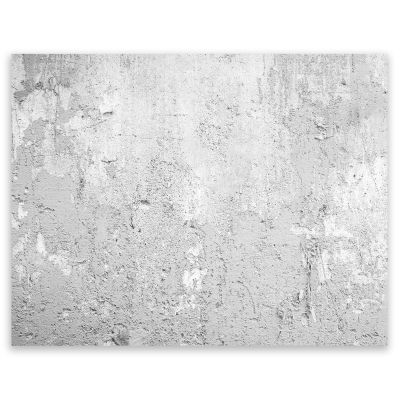 SMTDeco Stove Cover 52 x 40 cm, Extra Work Surface, Splash Guard & Cutting Board, Tempered Glass, Scratch-Resistant, for Induction/Ceramic Cooktops, 1-Piece, Concrete Wall Gray