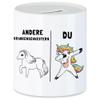 Hey!Print “Other Nurses? You!” Nurse Unicorn Money Box view 1