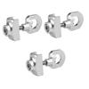 ibasenice 3-Piece Chain Tensioner Set for Folding Bicycles, Aluminum Alloy, CNC, Lightweight, Silver view 1