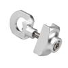 ibasenice 3-Piece Chain Tensioner Set for Folding Bicycles, Aluminum Alloy, CNC, Lightweight, Silver view 2