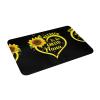 FAIRAH Blessed to Be Called Nana Sunflower Print Non-Slip Flannel Mat view 2