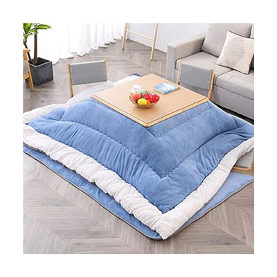TsoLay Japanese-Style Kotatsu Heated Table and Futon Set