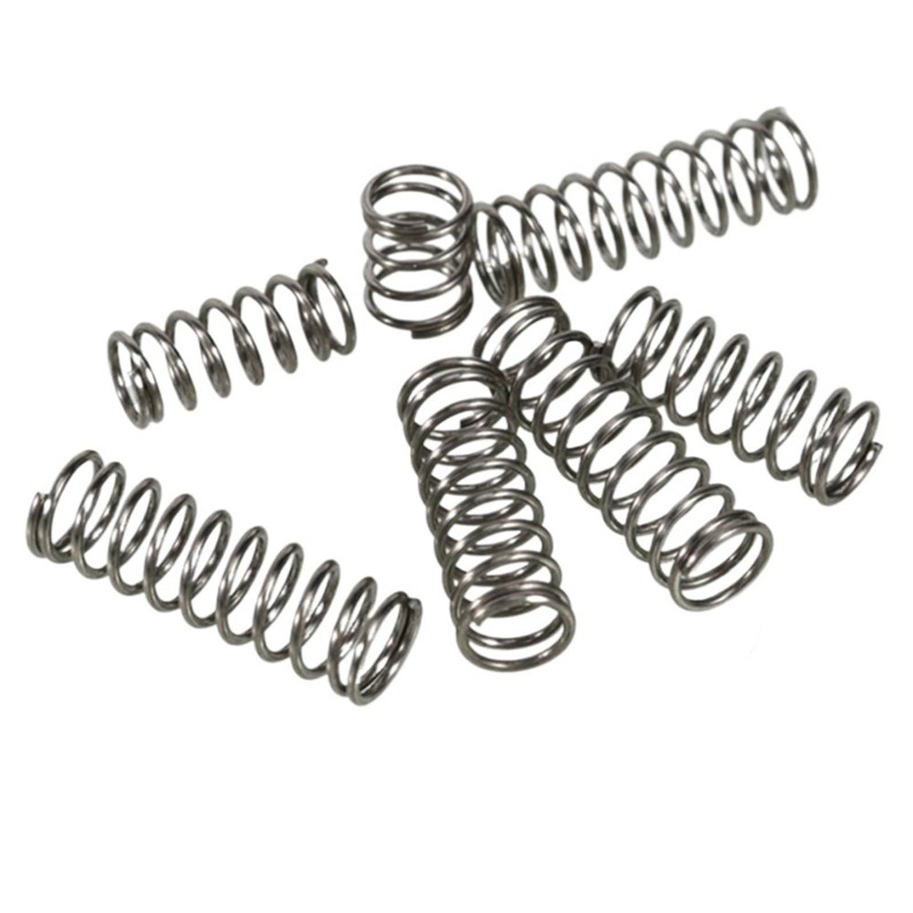 NEZIH Lbin Compression Springs, 0.8 mm Wire, 5–14 mm OD, 1050 mm Length, 65Mn, Cylindrical Coil, Return Springs