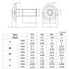 Aolity Mdingbao M2.5 x 20 mm Structural Screws, 304 Stainless Steel, Hex Socket Round Head with Washer, 20-Pack view 2