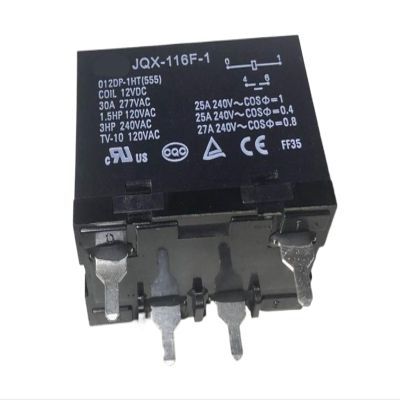 NISZA 1PCS JQX-116F-1 012DP-1HT(555) (G7L-1A-12V-30A) 4-Pole Relay