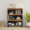 TEKEET Side Table 85 x 33 x 107 cm Solid Mango Wood view 1