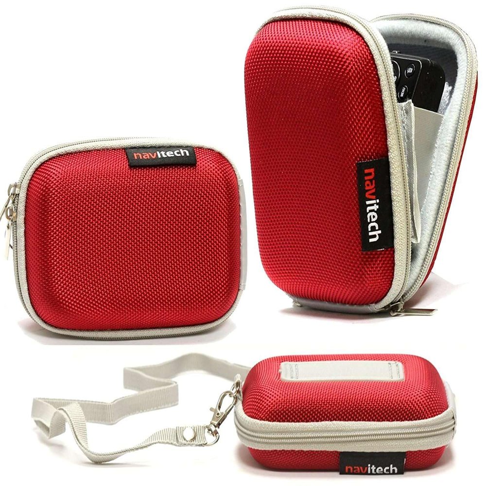 Navitech Red Camera Case Compatible with the Nsoela Digital Vlogging Camera