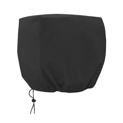 Pitxsgsia 420D Silver-Coated Outboard Motor Protective Cover, Waterproof and Dustproof Half Cover, L: 25–40 HP, Durable, Easy to Use