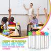 Maxcheck 30-Pack Plastic Water Bottles with Wrist Straps, Leakproof, 482 ml, Multicolor view 4